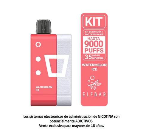Vaporizador 9000 Puff Watermelon Ice Elfbar 2.webp