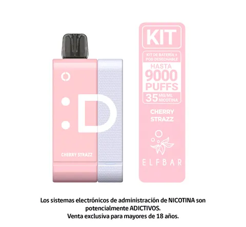 Vaporizador 9000 Puff Cherry Strazz Elfbar 2.webp