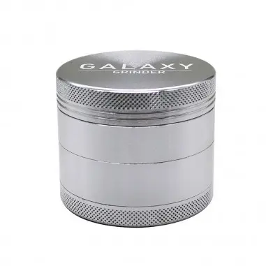 Moledor Aluminio Silver 4 Partes 63mm Galaxy 2.webp