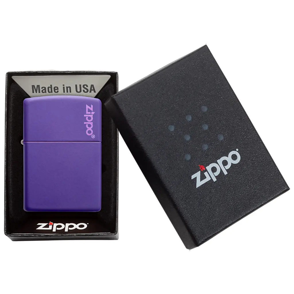 Encendedor Classic Purple Matte Zippo 3.webp