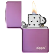 Encendedor High Polish Purple Logo Zippo 2.webp