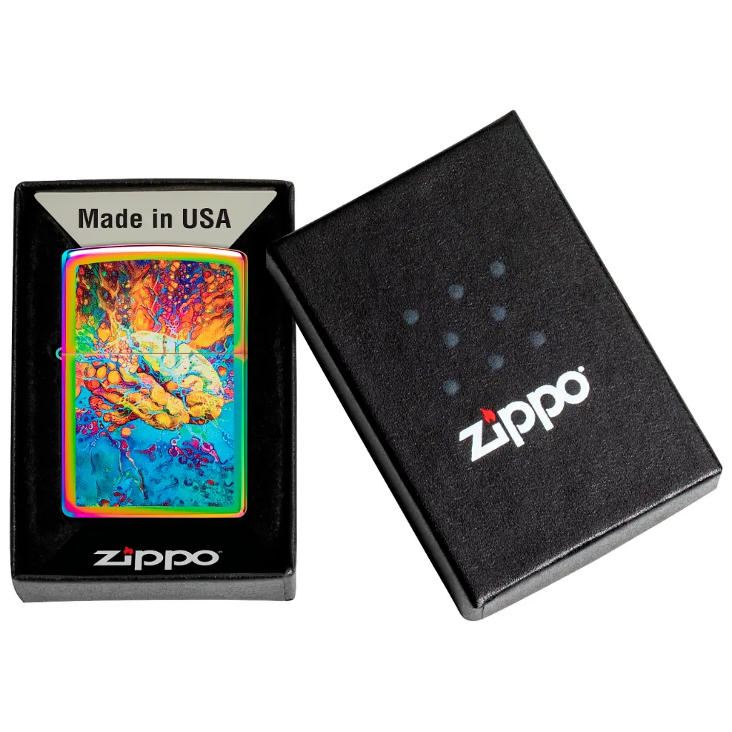 Encendedor Psychedelic Brain Design Zippo 3.webp