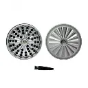 Moledor Cerámico New Pro Model Silver 4 Partes 63mm Galaxy 3.webp