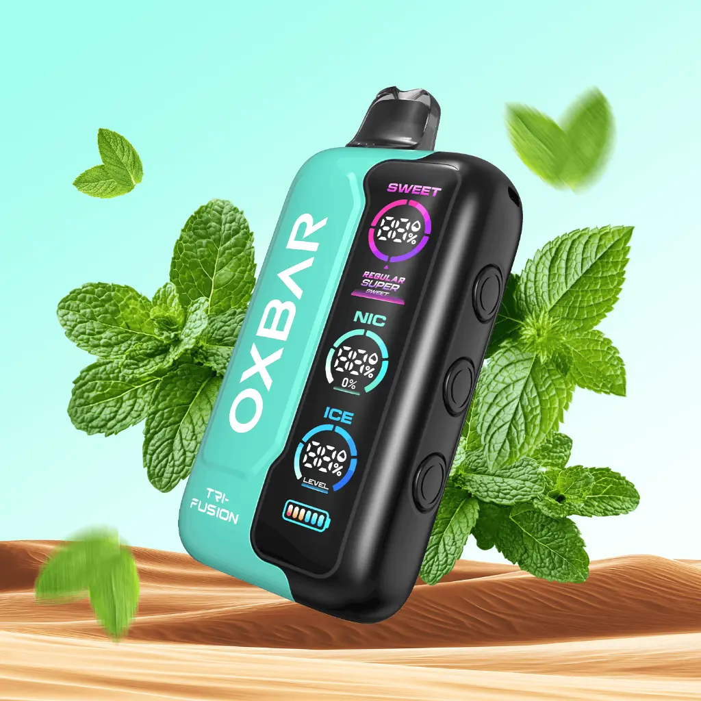 Vaporizador Tri Fusion 45k Puff Double Mint Oxbar 2.webp