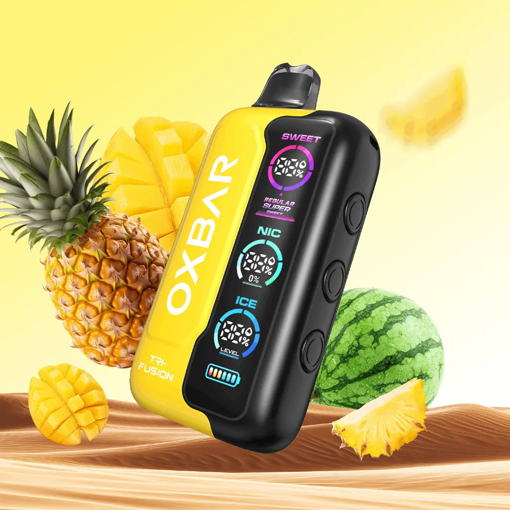Vaporizador Tri Fusion 45k Puff Pineapple Mango Watermelon Oxbar 2.webp