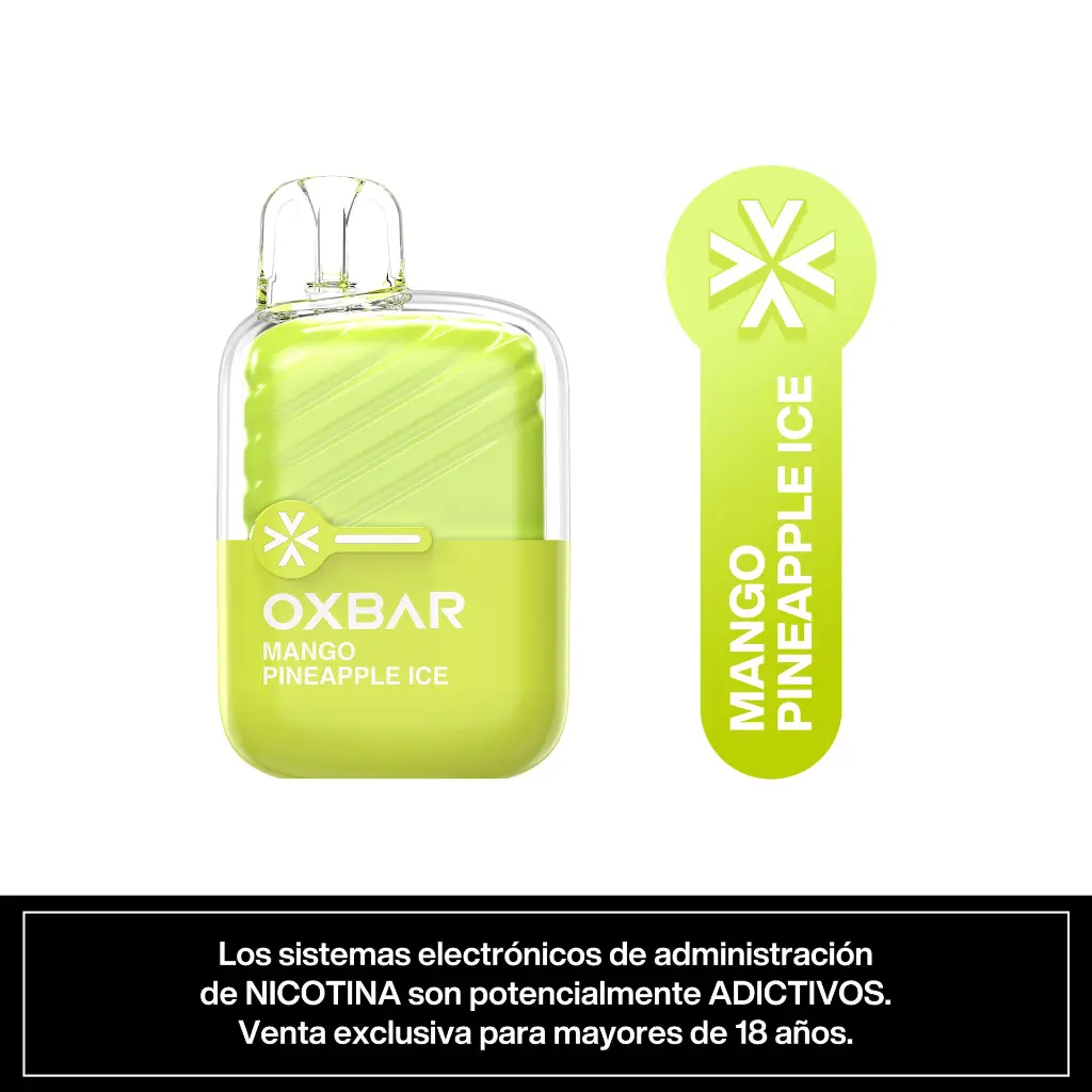 Vaporizador Mini 2200 Puff Mango Piña Ice Oxbar 2.webp