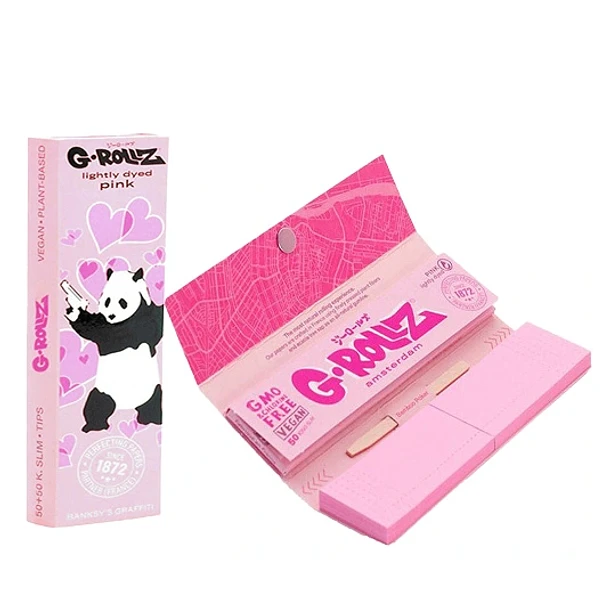 Papelillo + Tips Pink Panda 11/4 G Rolls