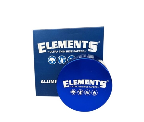 Moledor Aluminio Blue 4 Partes 60mm Elements