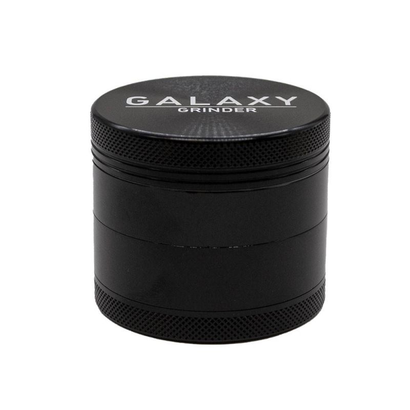 Moledor Aluminio Black 4 Partes 38mm Galaxy