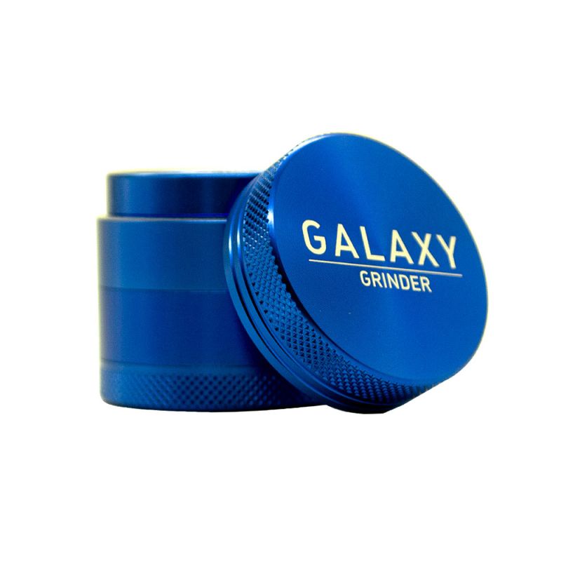 Moledor Aluminio Blue 4 Partes 38mm Galaxy