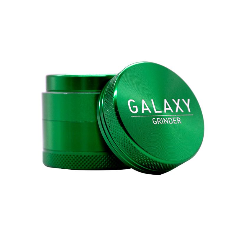 Moledor Aluminio Green 4 Partes 38mm Galaxy