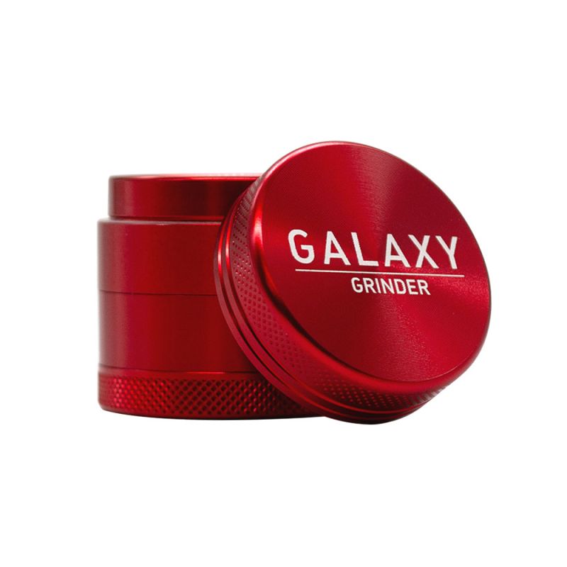 Moledor Aluminio Red 4 Partes 38mm Galaxy