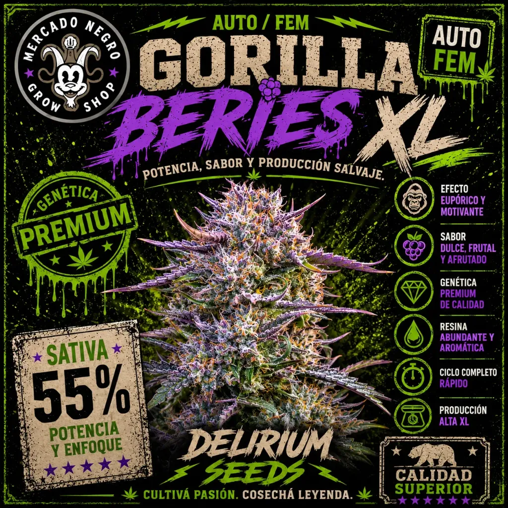 Gorilla Berries XL Fem 1 Semillas Delirium Seeds
