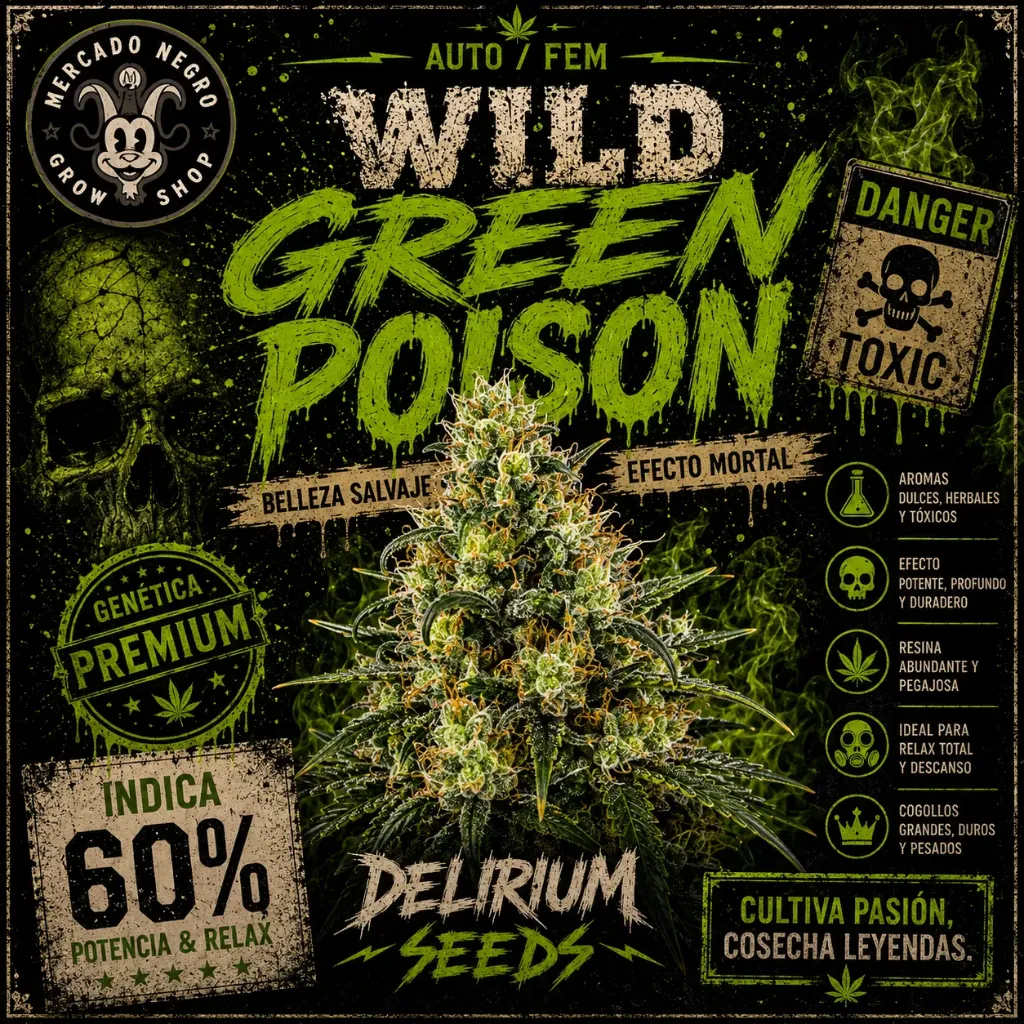 Wild Green Poison D Auto 1 Semillas Delirium Seeds