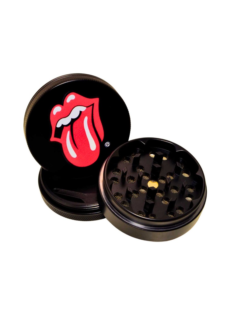 Moledor de Cerámica 3 partes 60mm Lion Rolling Circus Rolling Stones Black