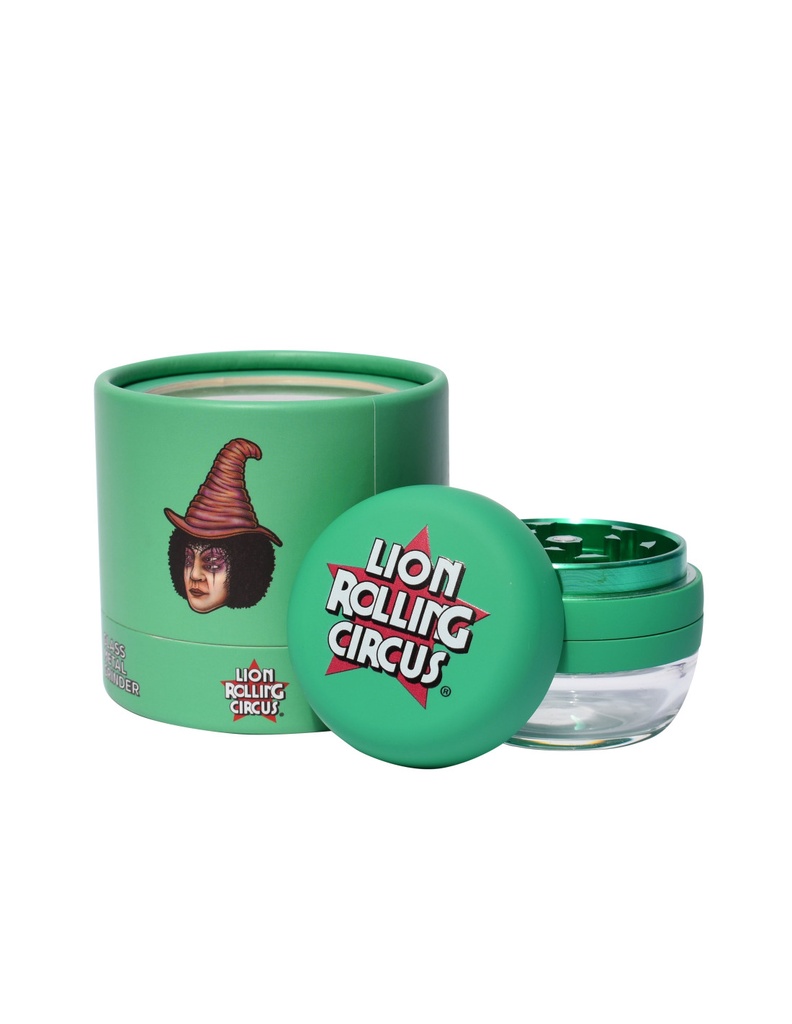Moledor Coleccionable Metal y Cristal Lion Rolling Circus Ruby