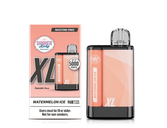 Vaporizador 5000 Puff Watermelon 0% Nic Dinner Lady
