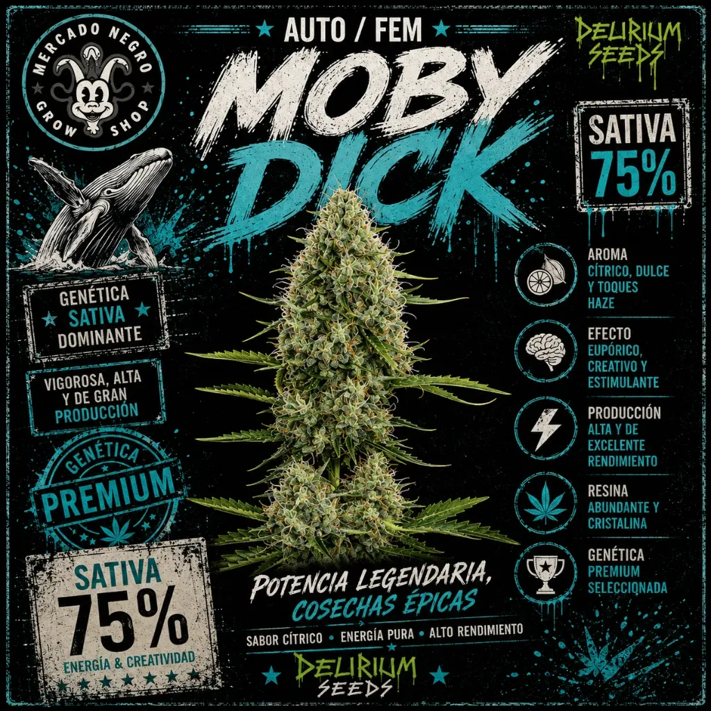 DLR Moby Auto 4 Semillas Delirium Seeds