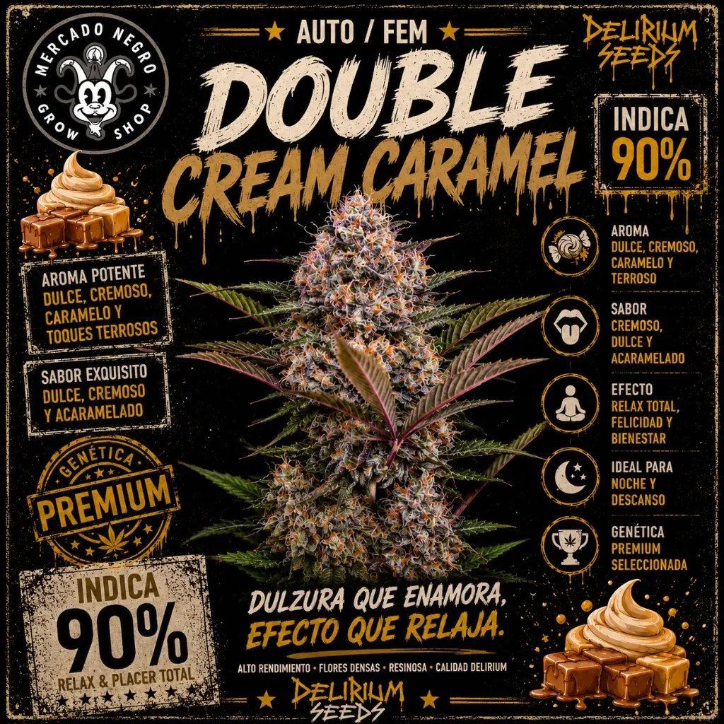 Double Cream Caramel Fem 4 Semillas Delirium Seeds