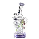 Big Eye Recycler Purple Calvo Glass