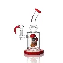 Mushroom Fungus Rig Red Clavo Glass