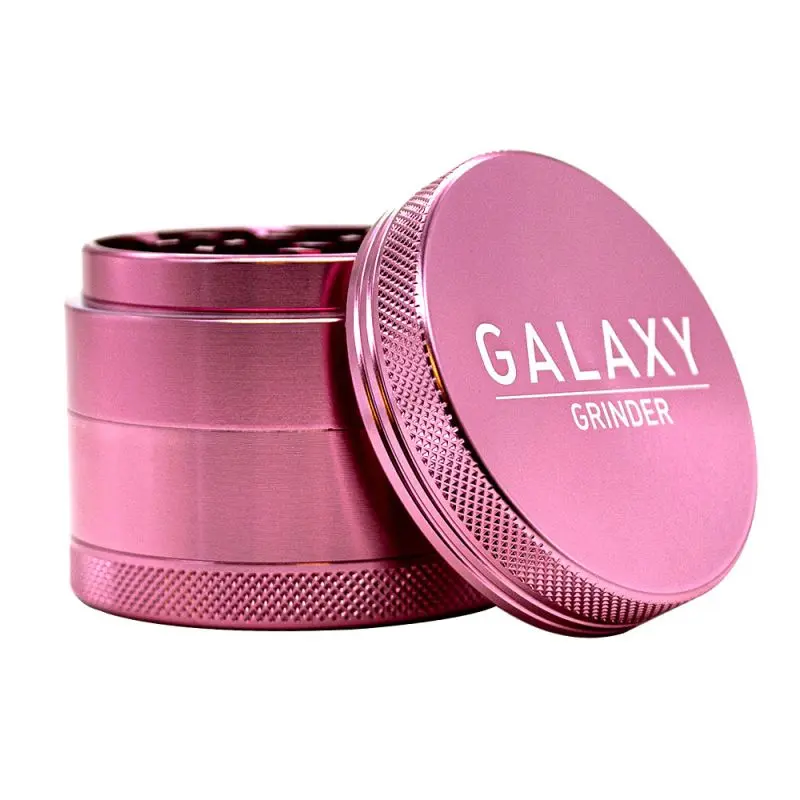 Moledor Aluminio Pink 4 Partes 55mm Galaxy