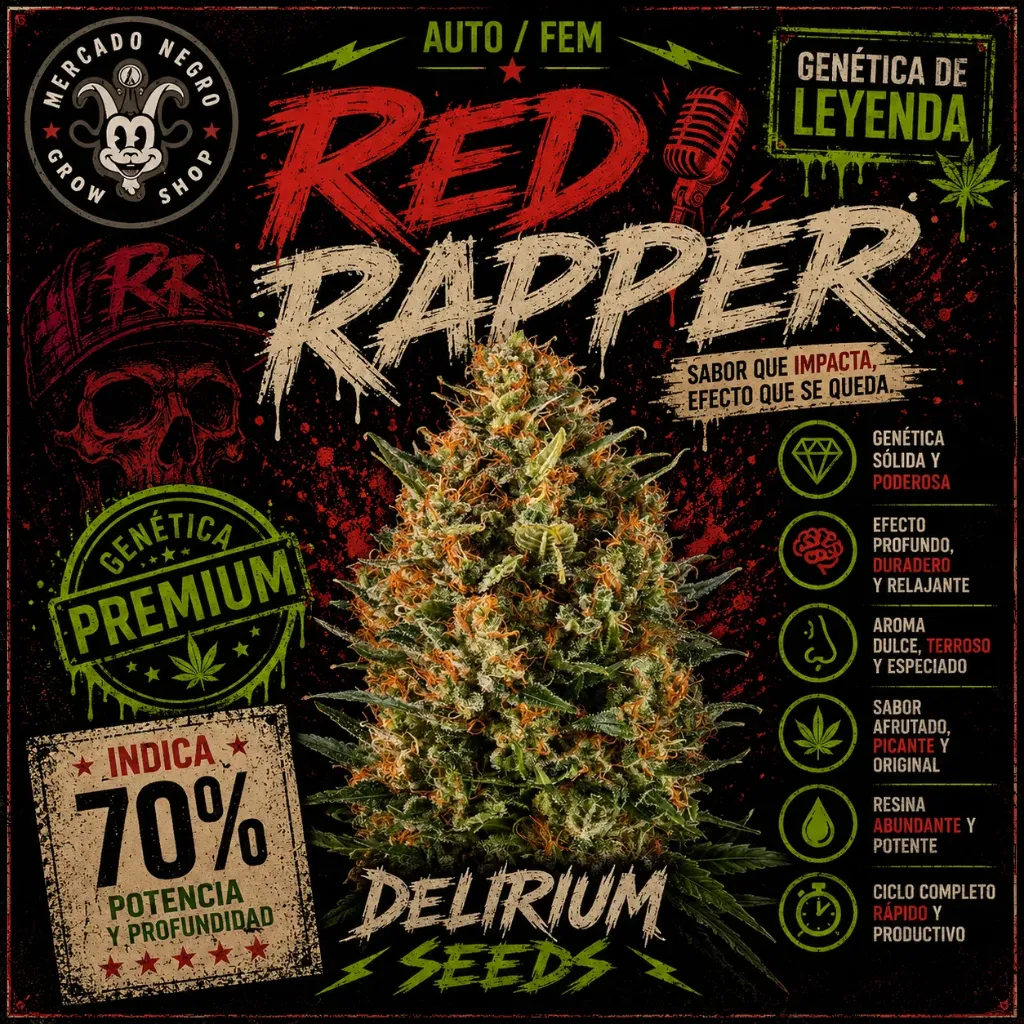 Red Rapper Fem 1 Semilla Delirium Seeds