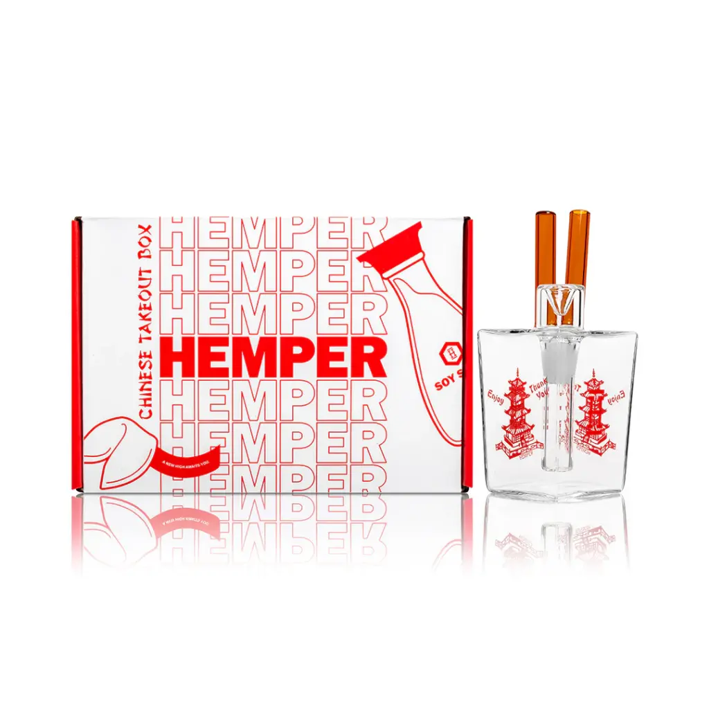 Bong Chinese Takeout 15cm Hemper