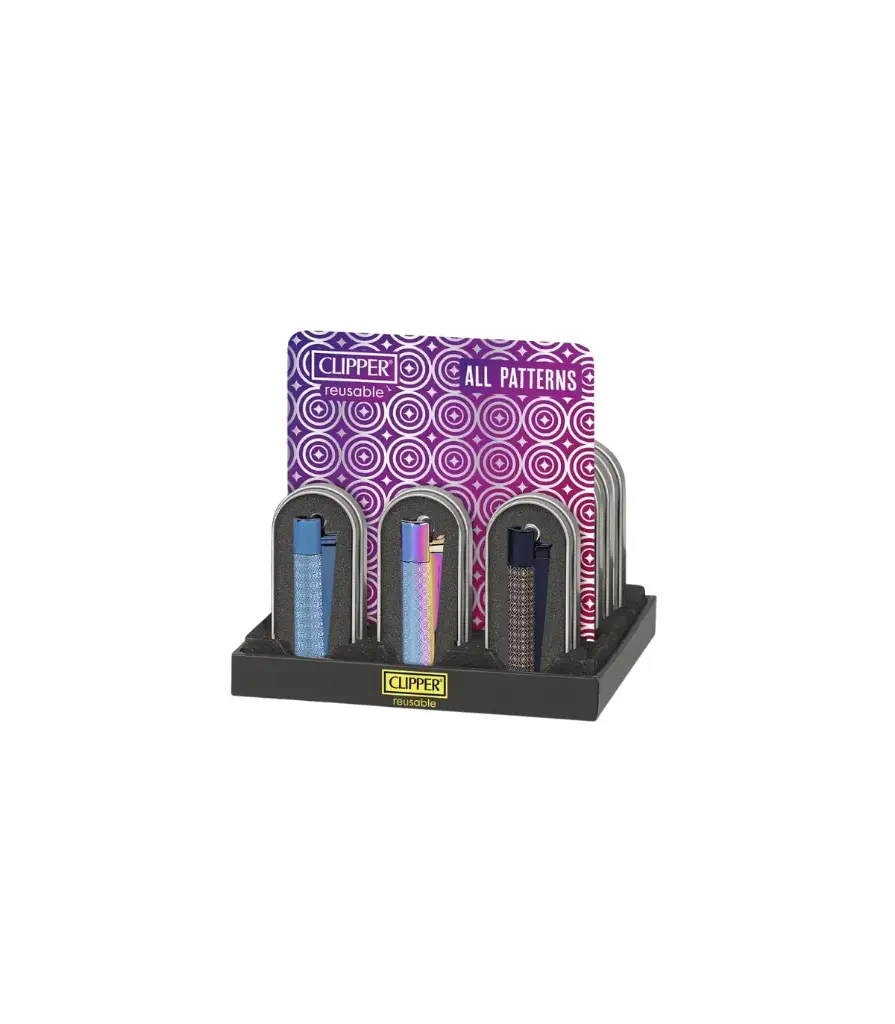 Encendedor Metálico All Patterns Clipper