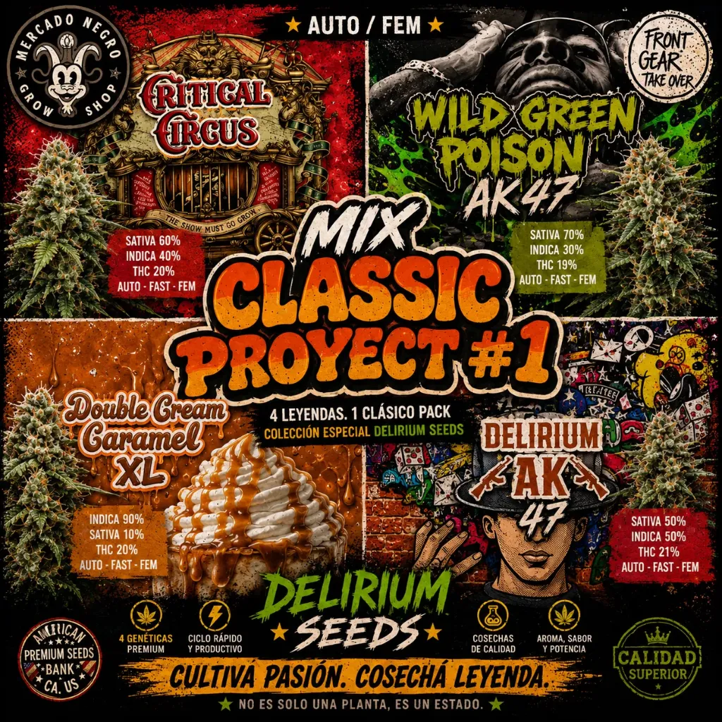 Mix Classic Proyect 1 Fem 8 Semillas Delirium Seeds