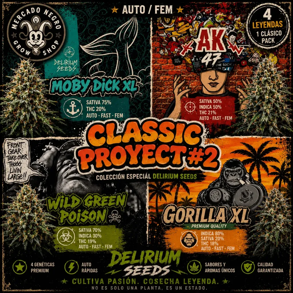 Mix Classic Proyect 2 Fem 8 Semillas Delirium Seeds