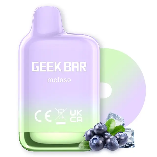 Vaporizador Meloso Mini Blueberry Ice 1500 Puff Geek Bar