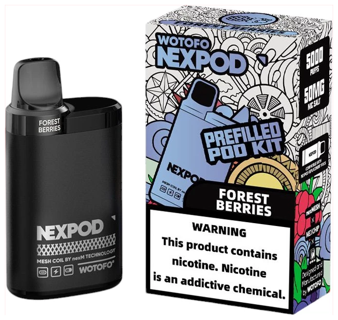 Vaporizador NexPod Pro 5000 Puff Forest Berries Wotofo