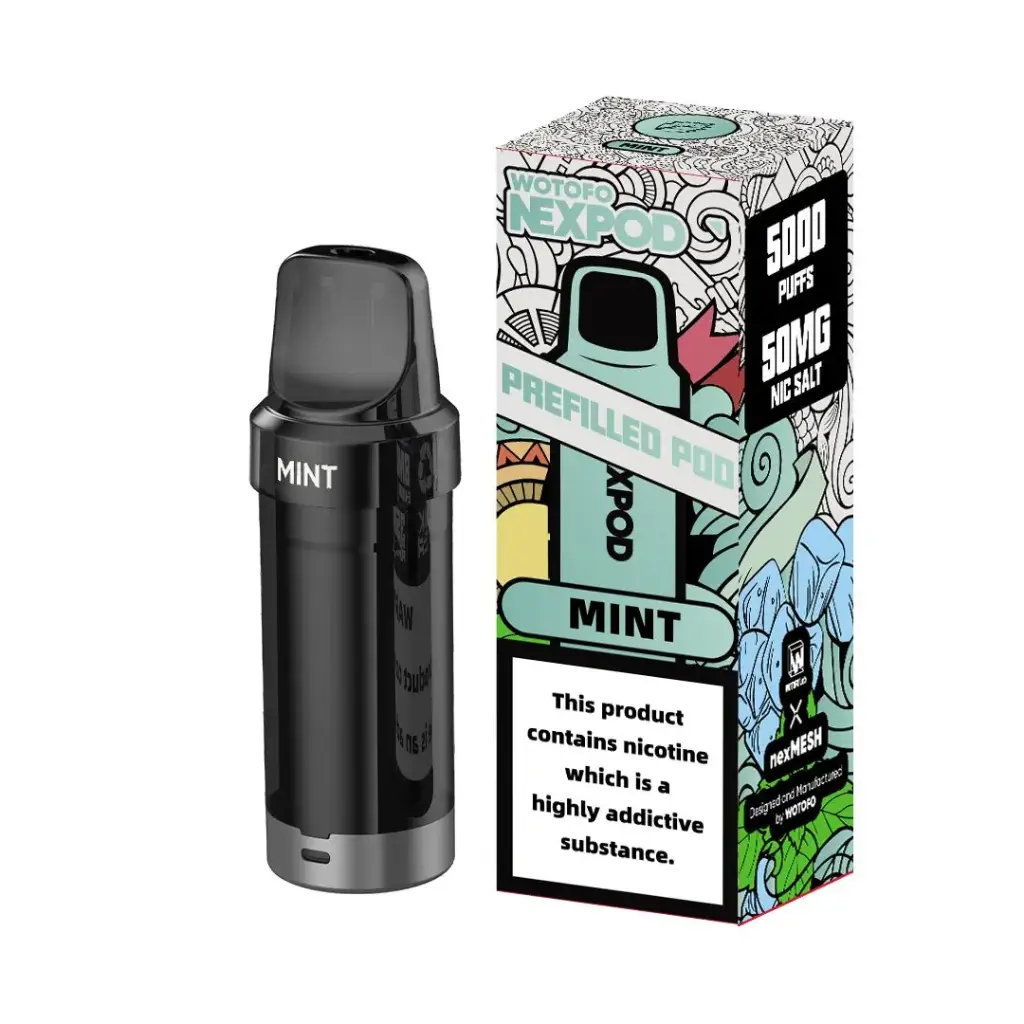 Recarga Vaporizador NexPod 5000 Puff Mint Wotofo