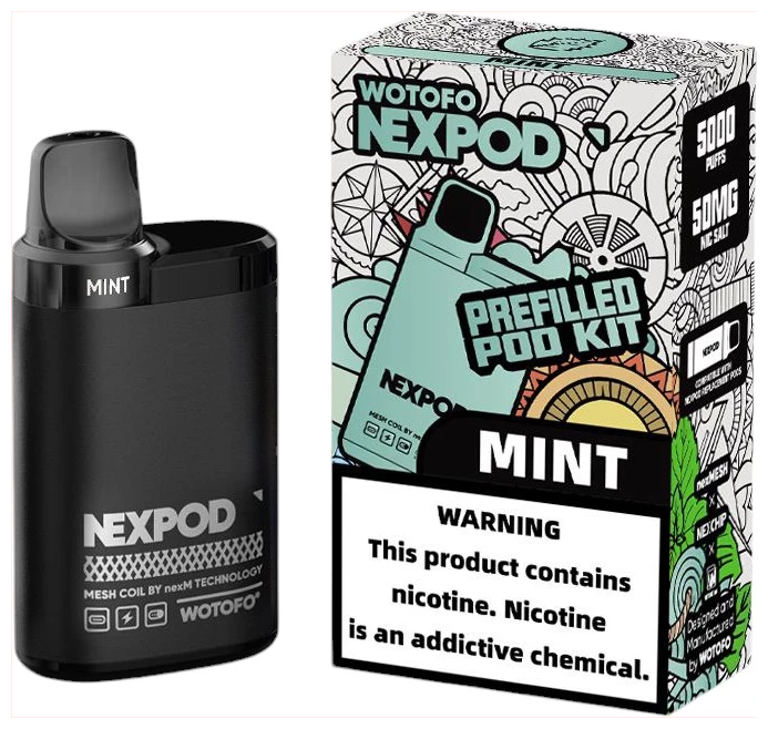 Vaporizador NexPod Pro 5000 Puff Mint Wotofo