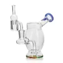 Wax Kit Bubble Rig + Banger + Cap Blue Calvo Glass