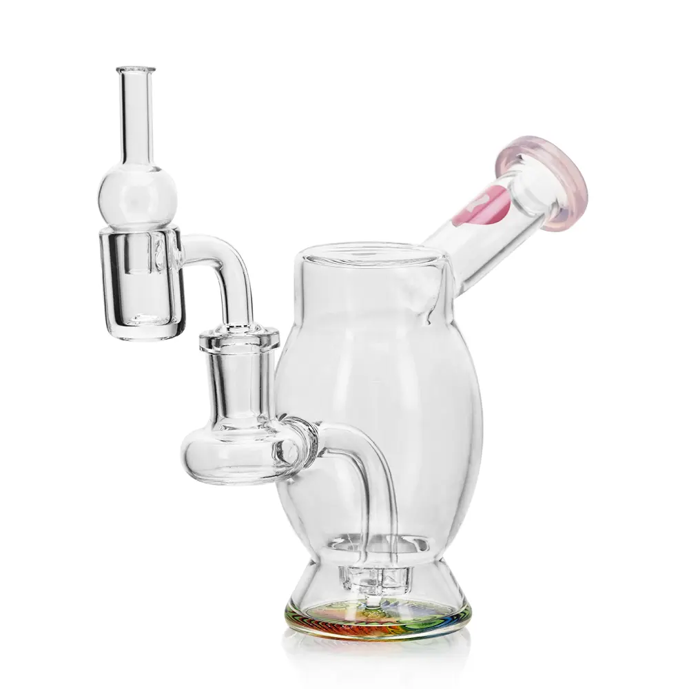 Wax Kit Bubble Rig + Banger + Cap Pink Calvo Glass