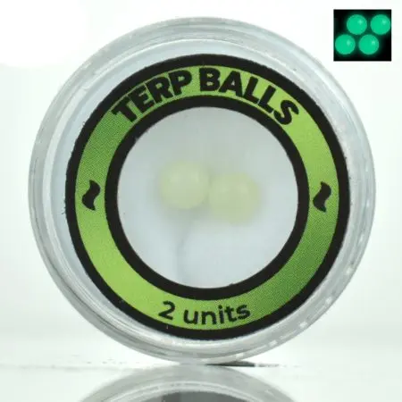 Luminous Terp Balls 4mm Green (Glow in the Dark) Calvo Glass