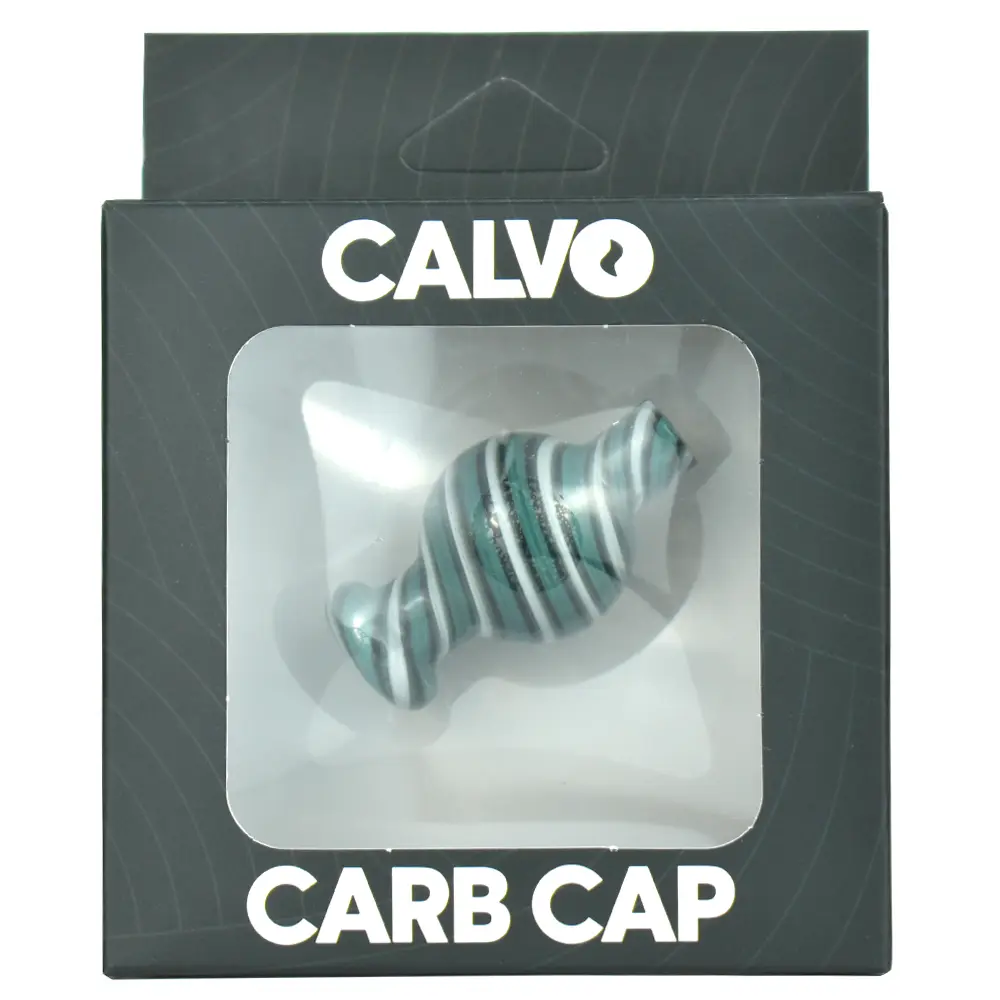 Strip Cap Green Calvo Glass