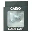 Strip Cap White Calvo Glass