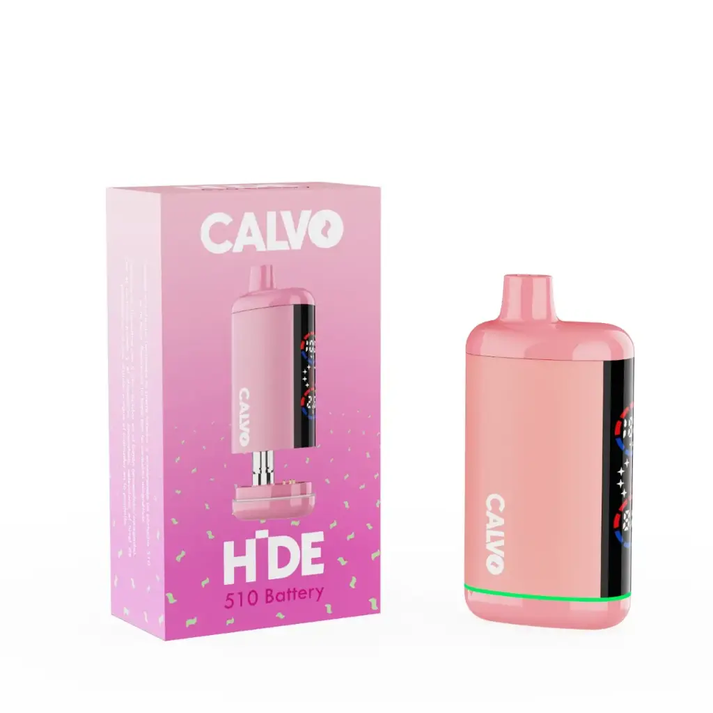 Bateria Hide Pink Calvo Glass