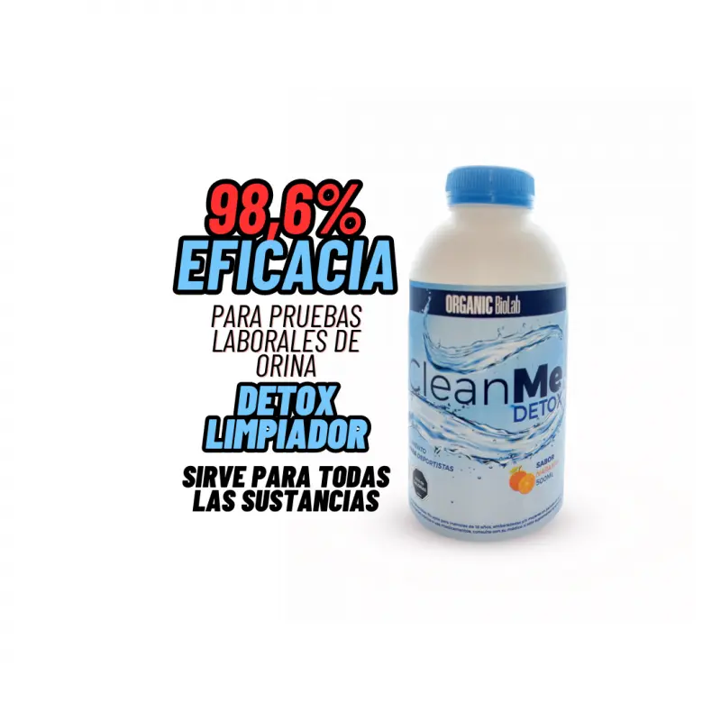Clean Me Detox Naranja Exámen de Orina