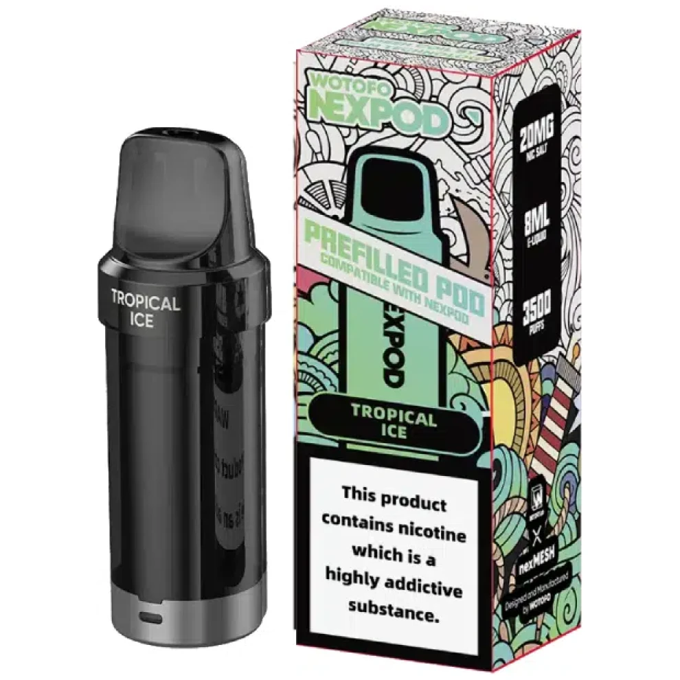 Recarga Vaporizador NexPod 5000 Puff Tropical Ice Wotofo