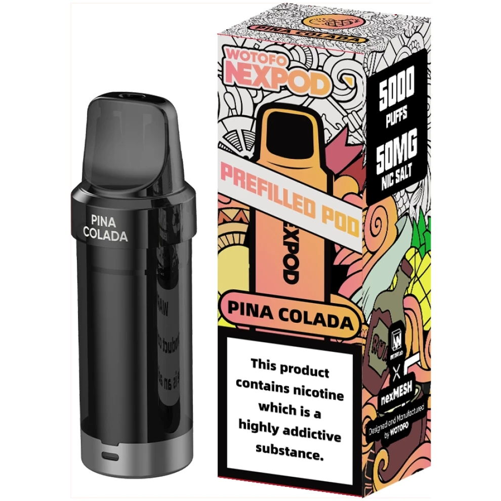 Recarga Vaporizador NexPod 5000 Puff Piña Colada Wotofo