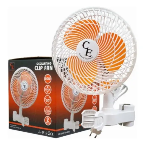 Ventilador de Pinza Oscilante 22cm Cornwall Electronics