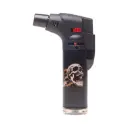 Soplete Bernie Skull and Roses Calvo Glass