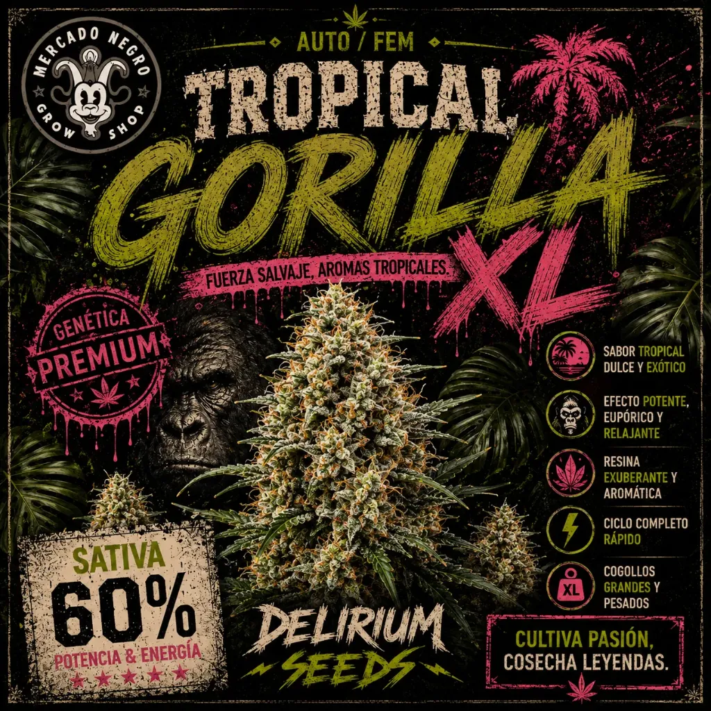 Tropical Gorilla XL Auto 1 Semillas Delirium Seeds