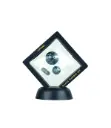Marble Set Black Calvo Glass