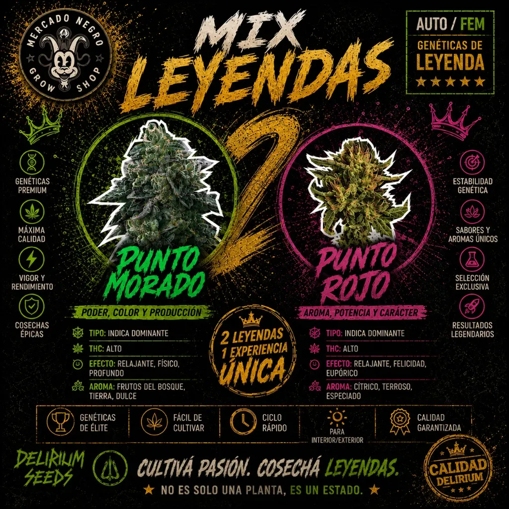 Mix Leyendas Fem 4 Semillas Delirium Seeds