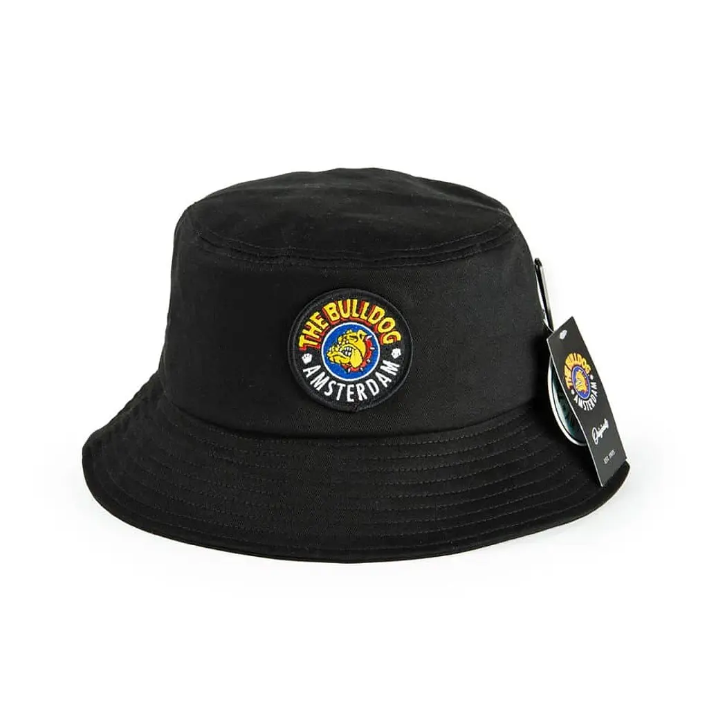 Gorro Buckethat Negro Bulldog